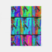 ランプを切る – スタントスクーターのライダー フリースブランケット (正面)