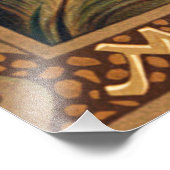 ランプを持つ女性 フォトプリント            (角)