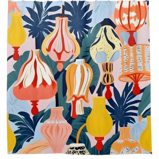 ランプを放せ シャワーカーテン (正面)