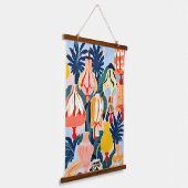 ランプを放せ 吊り下げ型タペストリー (傾斜あり)