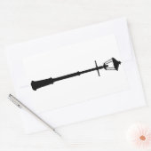 ランプポストのステッカーシート 長方形シール (封筒)