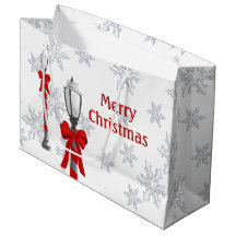 ランプポストの雪片（クリスマスLGB）