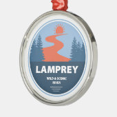 ランプレワイルドアンドシーニックリバーニューハンプシャー メタルオーナメント (左)