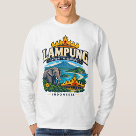 ランプン島の美を探索しよう Tシャツ