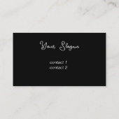 ランプ付き姉妹 名刺 (裏面)