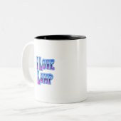 ランプ大好き ツートーンマグカップ (正面左)