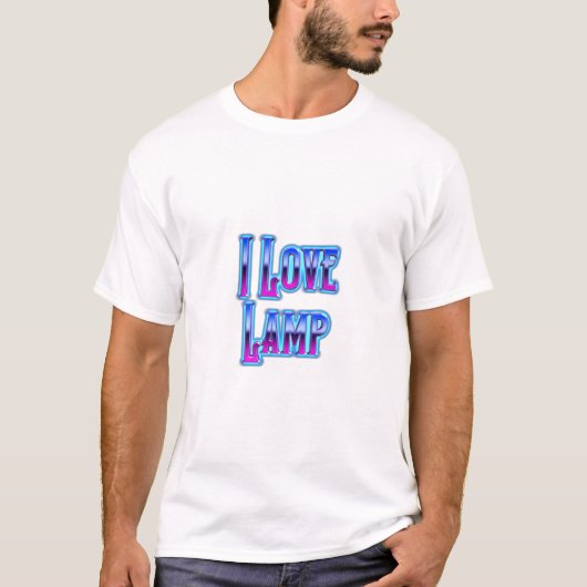 ランプ大好き Tシャツ (正面)