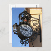 ランプ時計 ポストカード (正面/裏面)