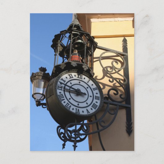 ランプ時計 ポストカード (正面)