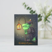 ランプ格言グリーティングカード ポストカード (スタンド正面)