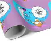 ランプ漫画のジニおもしろいー ラッピングペーパー (ロールコーナー)