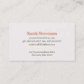 ランプ照明 名刺 (裏面)