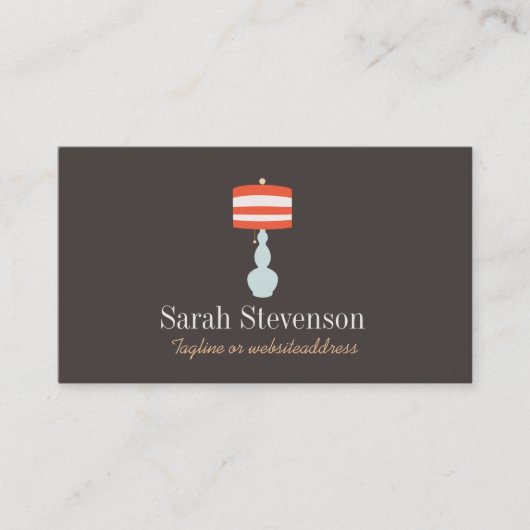 ランプ照明 名刺 (正面)