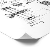 ランプ特許の操作及び操作のテスラ方法 ポスター (角)