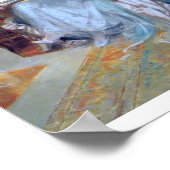 ランプ読のそばに婦人がいる。 ポスター (角)