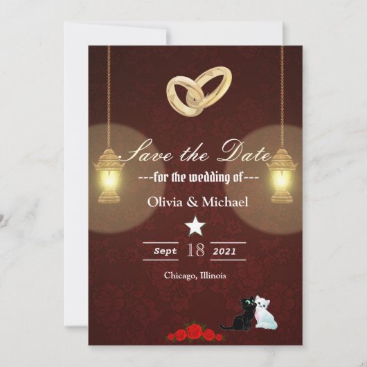 ランプ セーブザデート (正面)