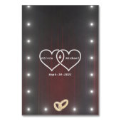 ランプ テーブルナンバー (裏面)