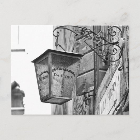 ランプ、ベニス、イタリアを貯えて下さい ポストカード (正面)