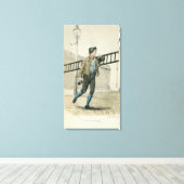 ランプ・ライター キャンバスプリント (インサイチュ (ウッドフロア))