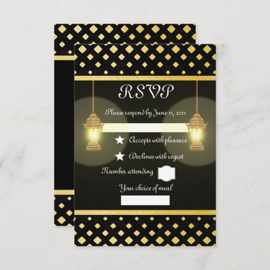 ランプ 出欠カード (正面/裏面)