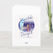 ランプ-幸せなDiwaliが付いているDiwaliの挨拶状 カード (裏面)