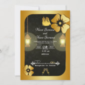 ランプ 招待状 (正面)