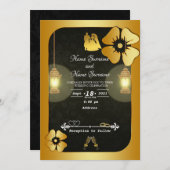 ランプ 招待状 (正面/裏面)