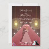 ランプ 招待状 (正面)