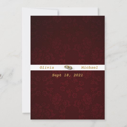 ランプ 招待状 (裏面)