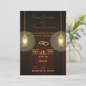 ランプ 招待状 (スタンド正面)