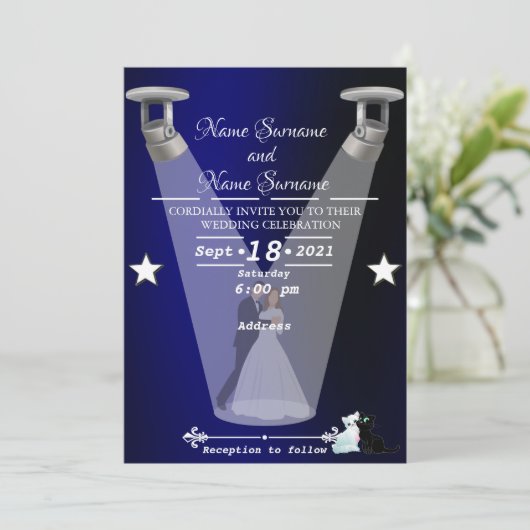 ランプ 招待状 (スタンド正面)