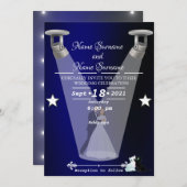 ランプ 招待状 (正面/裏面)