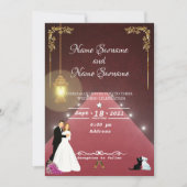 ランプ 招待状 (正面)