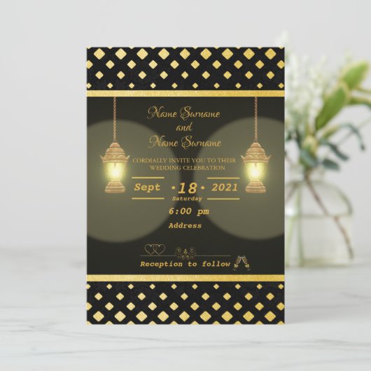 ランプ 招待状 (スタンド正面)