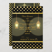 ランプ 招待状 (正面/裏面)