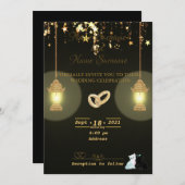 ランプ 招待状 (正面/裏面)