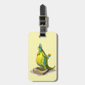 ランベオサウルスは重量計で立っている。 ラゲッジタグ (正面縦)