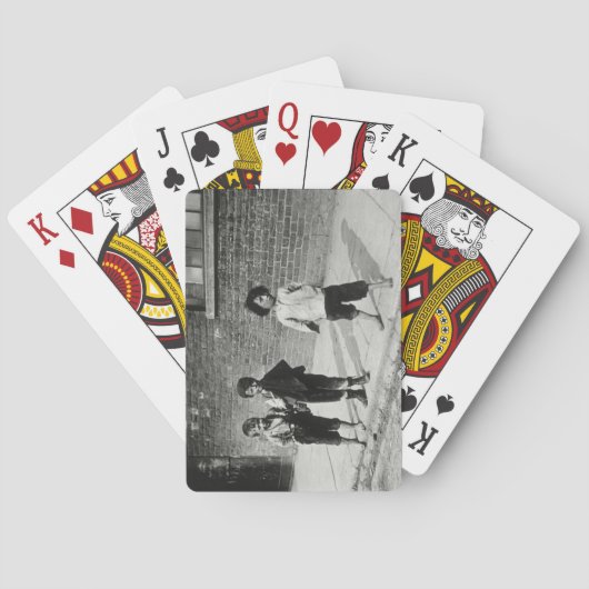 ランベスの通りウチン（b/w写真） トランプ (裏面)