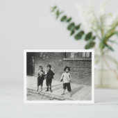 ランベスの通りウルチン(写真b/w) ポストカード (スタンド正面)