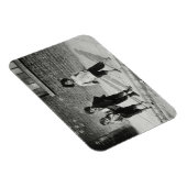 ランベスの通りウルチン（写真b/w） マグネット (右側)