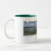 "ランベルトが設計しているプリンス・ウィリアム湾及びそう… ツートーンマグカップ (左)