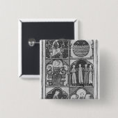 ランベルトle Petit 1311年著Laソンムle Roi', 缶バッジ (正面&裏面)