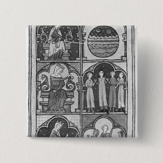 ランベルトle Petit 1311年著Laソンムle Roi', 缶バッジ (正面)