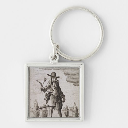 ランベルトSimnelの金チューリップの騎士 キーホルダー (正面)