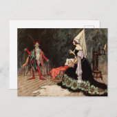 ランペルスチルヂェンプリンセスヴィンテージ童話 ポストカード (正面/裏面)