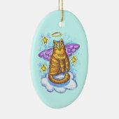 ランボキティキャットエンジェル名前をカスタムするオーナメント セラミックオーナメント (右)