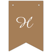 ランボーモダンズ自然トーンハッピーバースデー バンティングフラッグ (第2の旗)