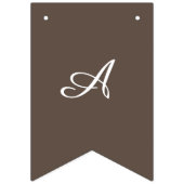 ランボーモダンズ自然トーンハッピーバースデー バンティングフラッグ (第3の旗)