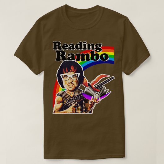 ランボ読ー Tシャツ (デザイン正面)