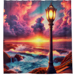 ランポストアート シャワーカーテン